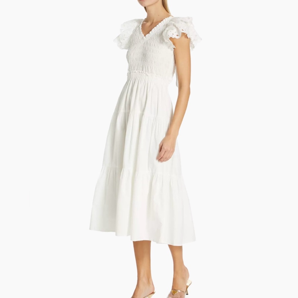 En Saison Cotton Midi-Dress